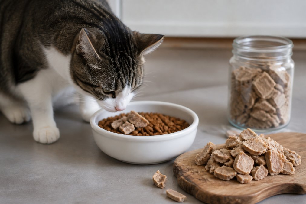 How to Use Freeze Dried Liver as a Cat Food Topper