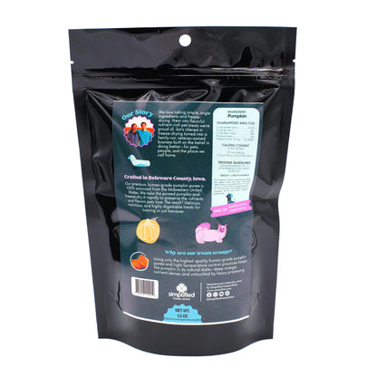 Simplified Freeze Dried Pumpkin Biscuits Treats for Cats & Dogs