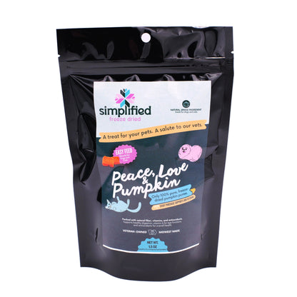 Simplified Freeze Dried Pumpkin Biscuits Treats for Cats & Dogs
