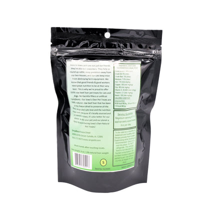 Simplified Freeze Dried Beef Liver Treats for Dogs & Cats
